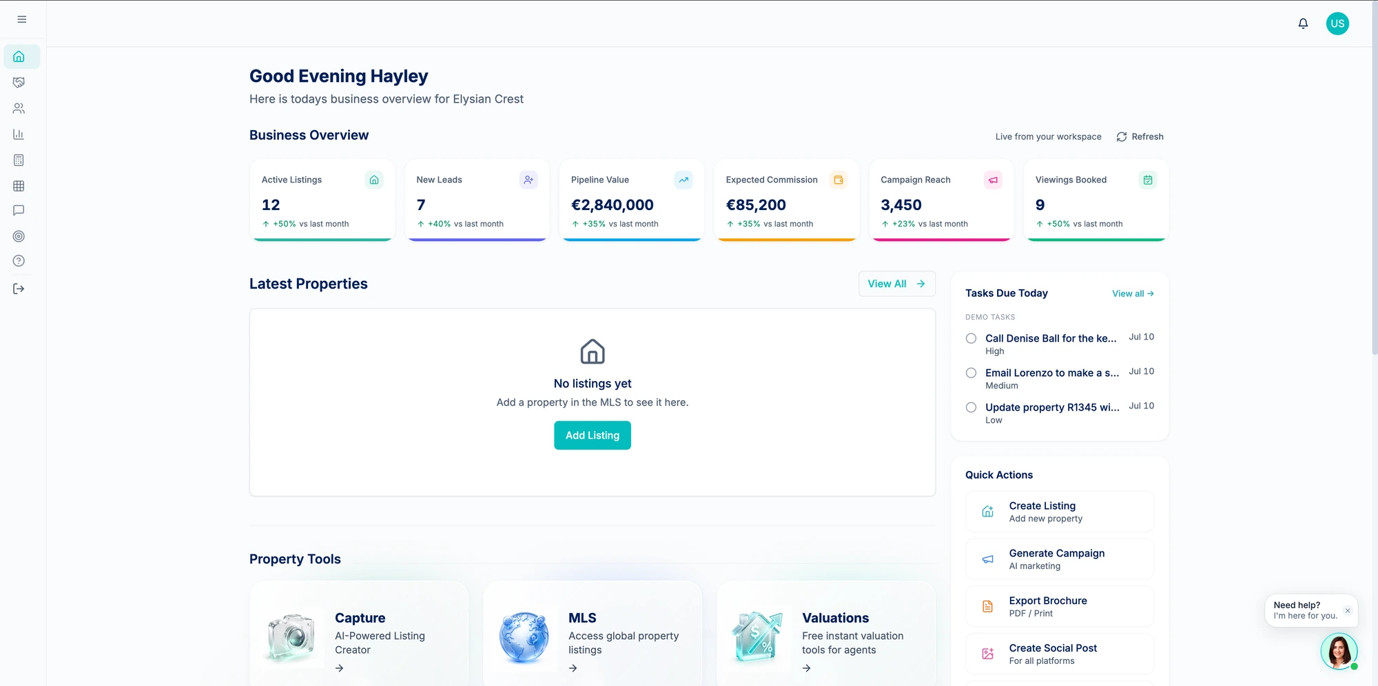 FloStak AI website preview