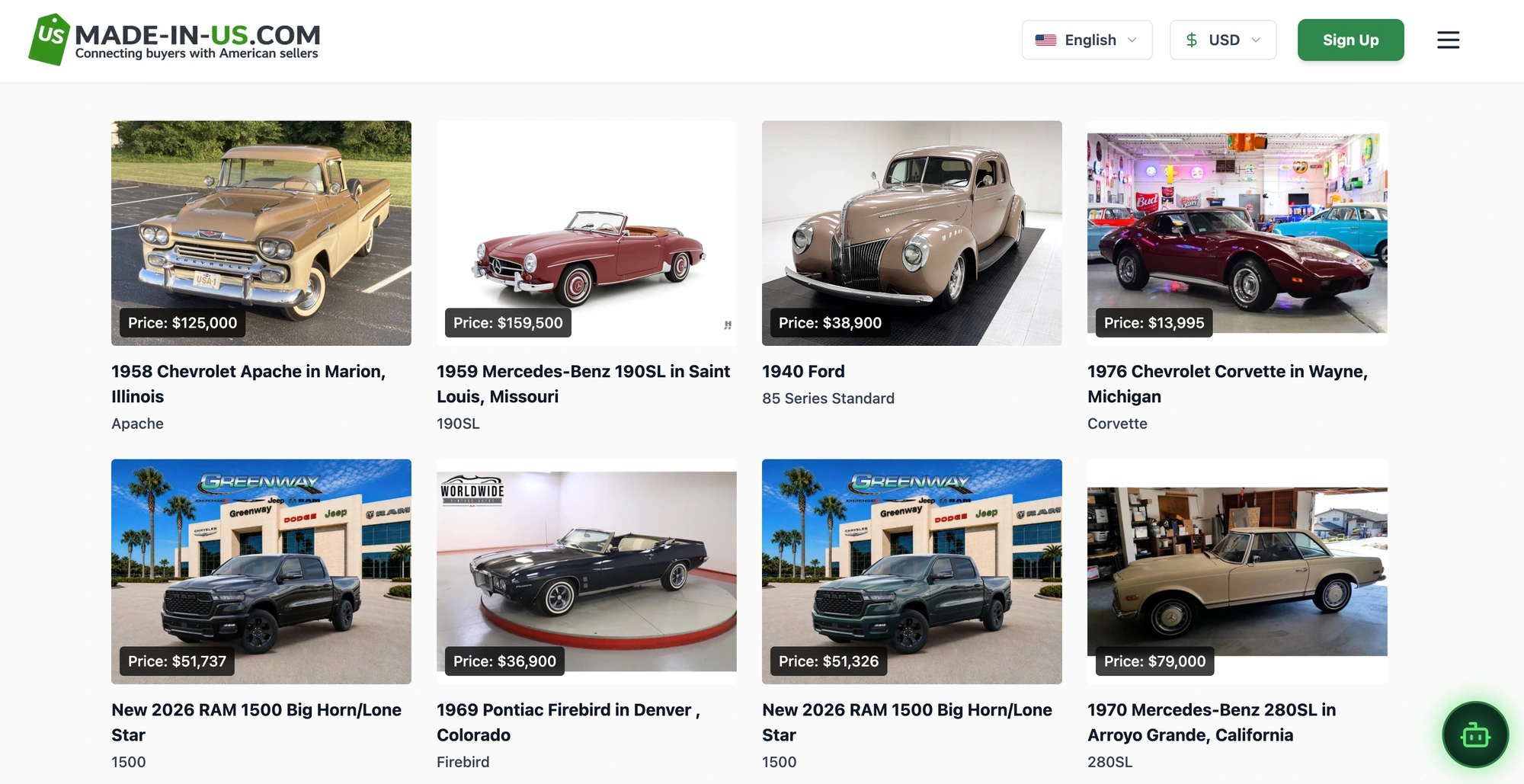 MADE-IN-US.COM website preview